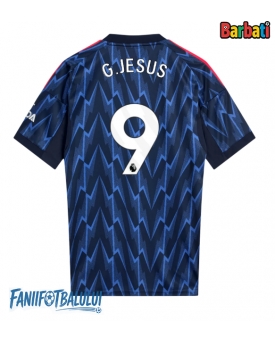 Arsenal Gabriel Jesus #9 Tricou Fotbal Replică 2025-26 Barbati Deplasare